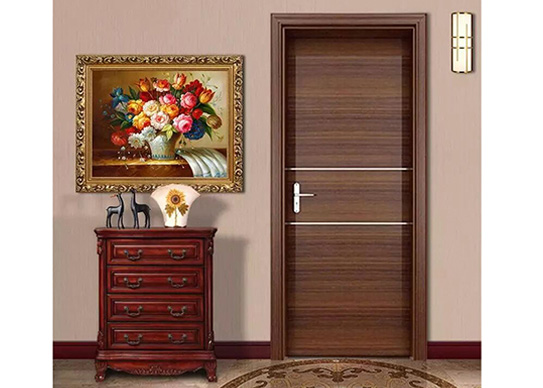 Acogiendo a los huéspedes con puertas interiores de chapa de madera en hoteles y resorts
