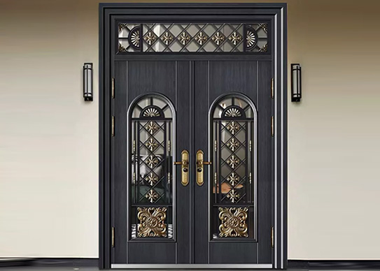 Las puertas de aleación de aluminio mejoran el encanto de las villas
