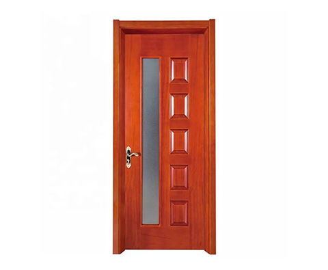 Puerta de madera maciza de madera MDF de alta calidad, puerta de panel de madera maciza interior de roble