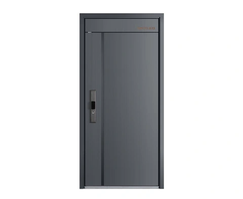 Puerta de acero de aluminio de placa de oro