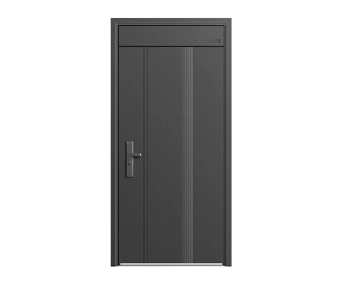 Puerta de seguridad de entrada de acero inoxidable