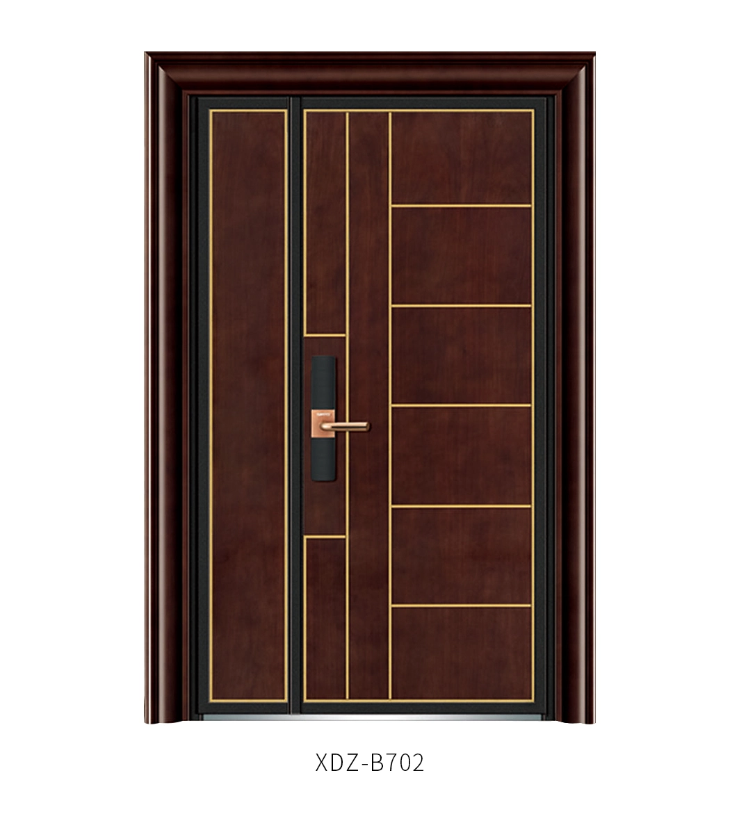 Cómo elegir la mejor puerta blindada de acero de madera maciza para su villa